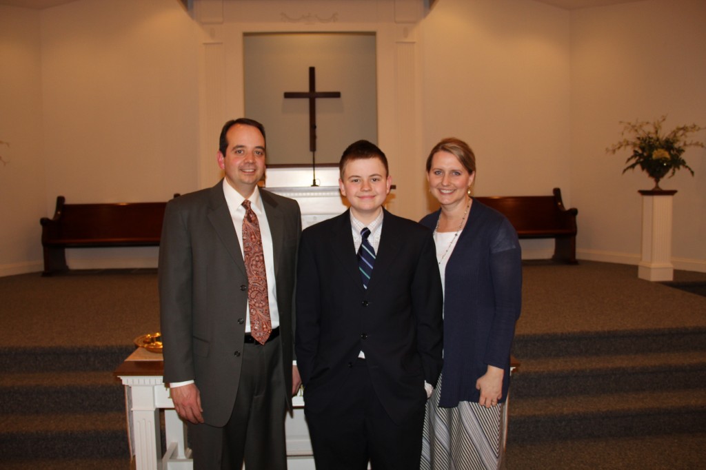 Matthew after the Preaching Expo. He spoke on Daniel and his three friends who obeyed God's word, even though the word has been given over 800 years previously and they were just ordinary teens who "purposed to do right."