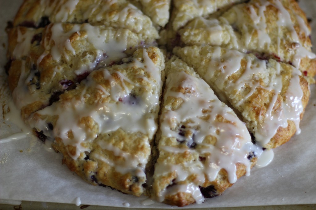 blueberry lemon scones, a wonderful treat with tea
