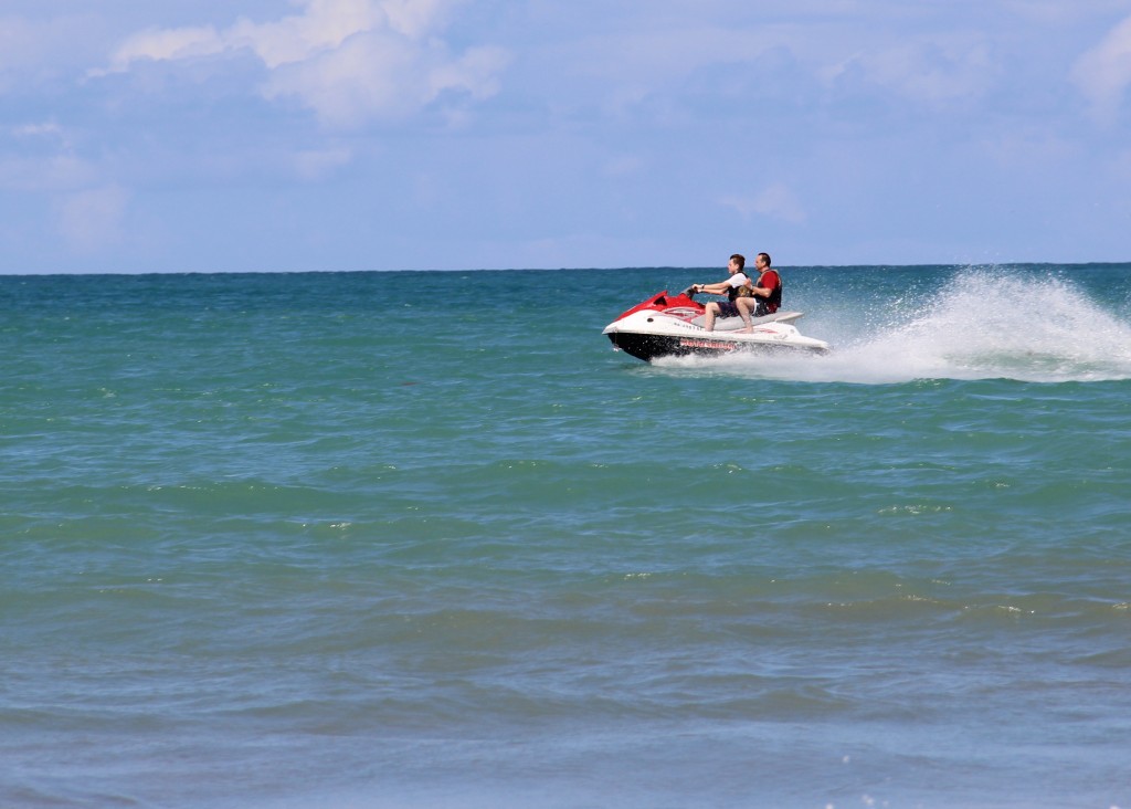 We celebrated Matt's 17th birthday. We rented this jetski for him. He says it was awesome. :)
